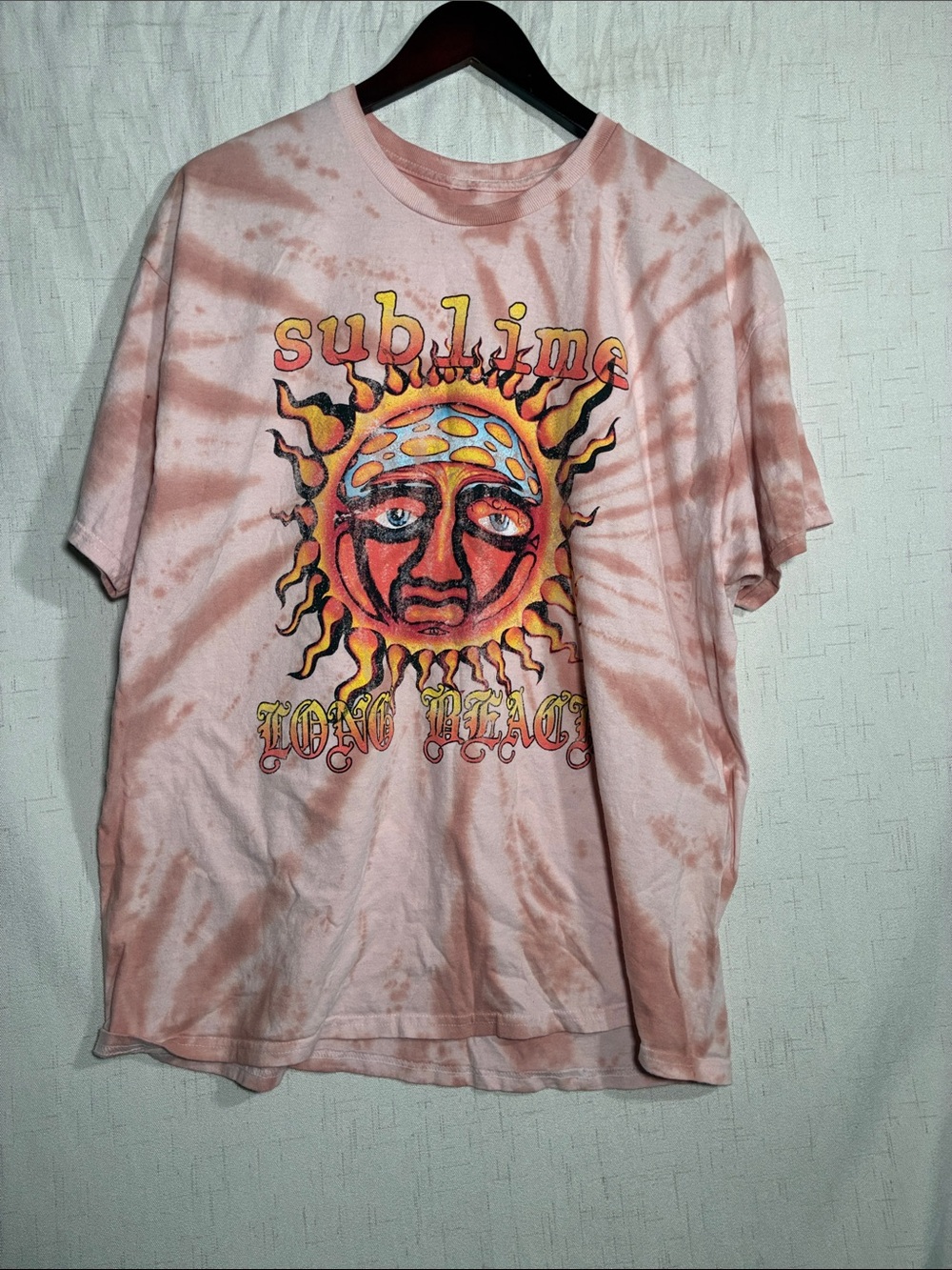 Sublime Long Beach Tie-Dye Kids' Tee - Pink
